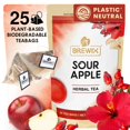 thumbnail image 1 of Té de hierbas BREWIX Manzana Ácida e Hibisco 25 bolsas, 1 of 9
