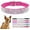 Hot Pink, variant on Mumup 1Pack Dog Collar for Extra Dogs ,Rhinestone Bling Diamond Sparkly Crystal Jewel Cute Adjustable for Small Medium Large Girl Puppy Cat Collars Female Pet Kitten
