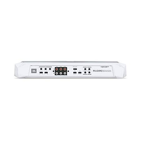 JBL - Marine 1800W Class AB Bridgeable Multichannel Amplifier with Variable Crossovers - White/Black