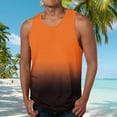 thumbnail image 2 of Summer Refreshing And Fashionable New Gradient Color 3D Printed Tank Top T-shirtL, 2 of 5