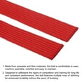 thumbnail image 3 of Uxcell 5.3FT Taekwondo Colored Ranking Belts for Competition Training, Red 2 Pack, 3 of 6