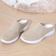 thumbnail image 7 of ibiyuan Wide Toe Box Sneakers Women Closures Arch Support Women's Walking Shoes Mesh Knitted Walking Anti-Skid Women's Fashion Sneakers Breathable Hands Free Mary Jane Shoes Sock Shoe, 7 of 7