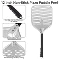 thumbnail image 3 of paleta para pizza antiadherente de 12 pulgadas, espátula para pizza de aluminio anodizado, 3 of 5