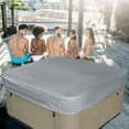 thumbnail image 4 of Qianduo Bathtub Cover Outdoor Square Hot Tub Cover Pool Cover Dustproof Cover Waterproof Furniture Cover,Square Hot Tub Cover Patio Outdoor Heavy Duty Protector Spa Hard Covers for Hot Tub, 4 of 5
