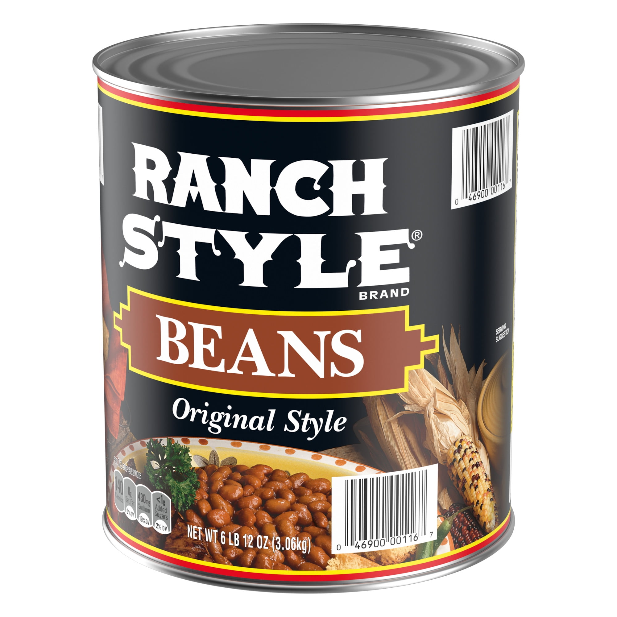 Ranch Style Beans, Canned Beans, 108 oz.