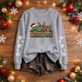 thumbnail image 2 of AnuYalue Christmas Sweatshirt for Women Trendy Merry Christmas Shirt Xmas Long Sleeve Outfits Crewneck Pullover, 2 of 8