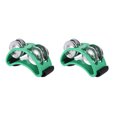 thumbnail image 2 of LJNYFDC Foot Instrument 2 Pcs Foot Tambourines Musical Instrument for Foot Percussion Steel Jingle Bells Drum Adjustable Elastic Band Rust Free for Singing and Playing, 2 of 5