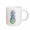 White, variant on 3drose, Image of Large Neon Colored Pineapple on White, 15oz Mug