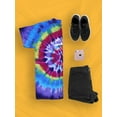 thumbnail image 3 of New York City Skyline Tie Dye Spiral Women -Image by Shutterstock, Female Small, 3 of 4