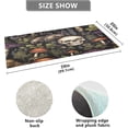 thumbnail image 3 of Coolnut Skull Mushrooms Bath Mat, Dry Quickly Non Slip Absorbent Bath Rug, Soft Living Room Bedroom Home Floor Mats, Bath Mats for Bathroom, Tub and Shower 20" x 39" Home Decor, 3 of 7