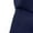 Dark Blue, variant on PiGOGI Women's Satin Jumpsuit - Stand Up Collar Sleeveless Wide Leg Romper, Backless Elegant Outfit for Party & Evening Wine XS