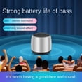 thumbnail image 4 of AOLIGEI New Arrival Small Wireless Bluetooth Portable Speaker Mini Mobile Phone Subwoofer 34mm Outdoor Portable Audio Soundbuds, 4 of 6