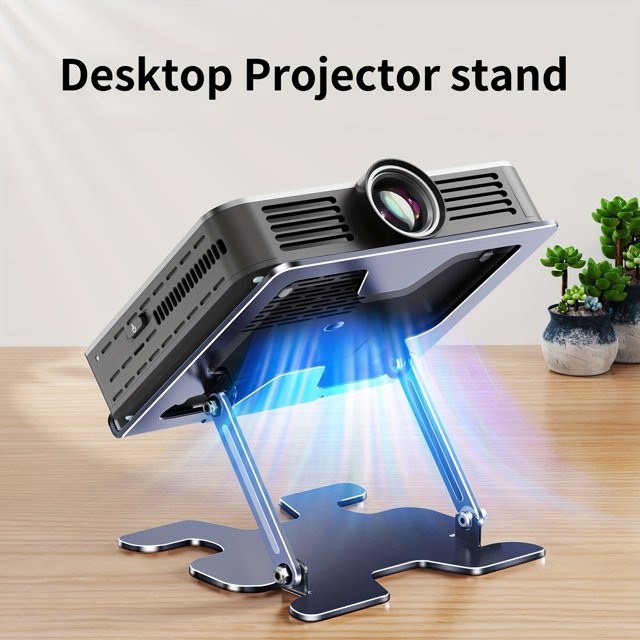 Lindbes 10-15.6” Adjustable Aluminum Alloy Laptop and Projector Stand - Ergonomic Thickened Notebook Riser Holder with Smooth Height Adjustment Universal Compatibility for Air Pro Dell