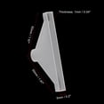 thumbnail image 2 of Uxcell PP Corner Protector Triangle 50x5mm for Ceramic, Glass, Metal Sheets Clear 20pcs, 2 of 6