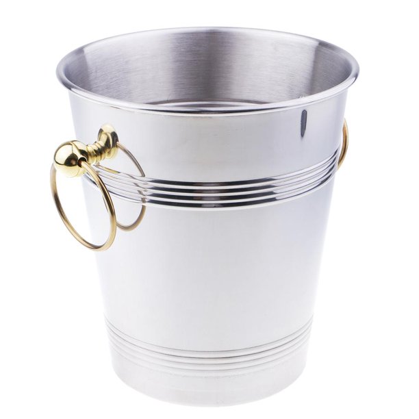 Cubo de de acero inoxidable Champán Restaurante Fiesta Enfriador Oro Zulema Champagne Cooler Barrel