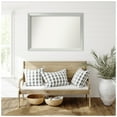 thumbnail image 2 of Amanti Art Custom Framed Wall and Bathroom Mirror (33 x 48 in.), Brushed Sterling Silver Frame, 2 of 7
