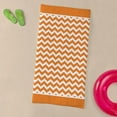 thumbnail image 3 of CafePress - Cute Chevron Pattern Background With Trim Beach To - Large Beach Towel, Soft 30"x60" Towel with Unique Design, 3 of 3