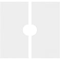 thumbnail image 4 of 30"OD x 6"ID x 10 1/2"C x 1"P Rubik Architectural Grade PVC Contemporary Ceiling Medallion, Two Piece, 4 of 11