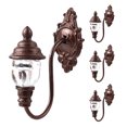 thumbnail image 3 of Miangastore 4Pcs Mini Wall Lamp Abs Coffee White Diy Sand Table Decoration For Model Builders 11 8 7 9 3 9In, 3 of 9
