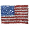 Amscan Old Glory Fourth of July Party American Tinsel Flag Decoration, Multi Color, 13 x 19.5"