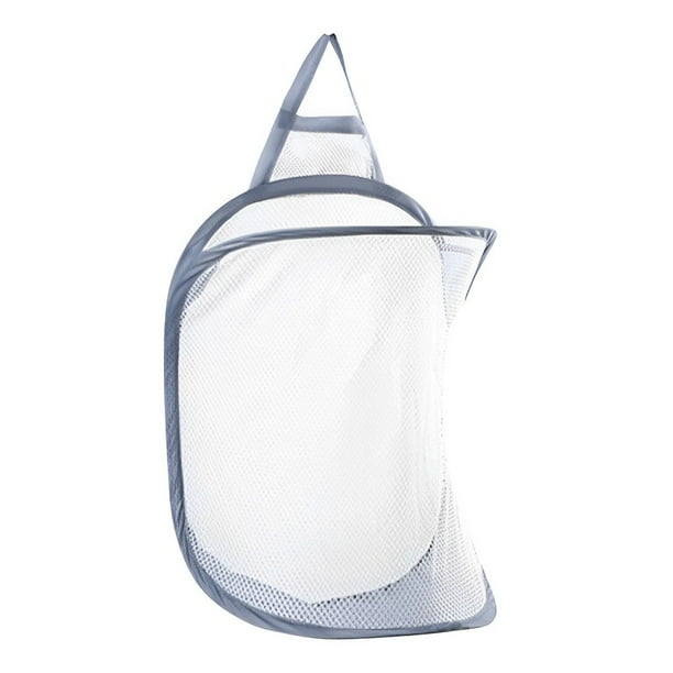 Cesto de ropa sucia plegable Bearachild con asa y marco Juegos de accesorios de baño Gris