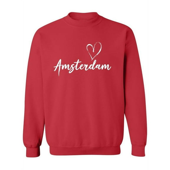 Just Love Amsterdam Sweatshirt Women -Image by Shutterstock, Female 5X-Large