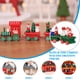 thumbnail image 2 of Little Wood Feliz Navidad Decoración de trenes Camión agrícola Juguete Festival Adorno de mesa Regalo de año nuevo para niños Niñas Adultos Verde 1 sidaley HA009087-02B, 2 of 6