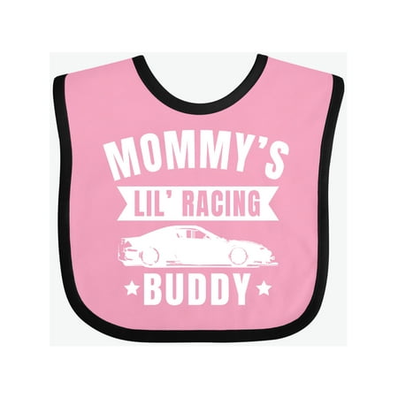 

Inktastic Mommys Lil Racing Buddy Gift Baby Boy or Baby Girl Bib
