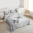 thumbnail image 3 of Castle Fairy Grey Floral Butterflies Bedding Comforter Set 2pcs for Kids Children Teens,Dreamy Princess Twin Comforter Sets Microfiber,Crystal Bling Glitter Splash Breathable Bedding Set, 3 of 7