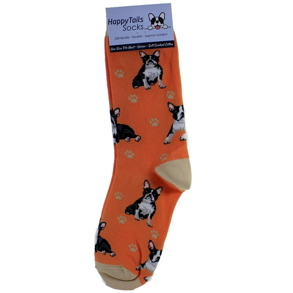Happy Tails Boston Terrier Dog Lover Socks - One Size Fits Most