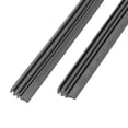 thumbnail image 3 of 4 Pcs 16'' 26" 6 x 10mm  Frameless Windshield Wiper Rubber Strip Blade Refills for Auto, 3 of 7