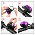thumbnail image 3 of Classic Bike Bell, Aluminum Bicycle Bell, Loud Crisp Clear Sound Bicycle Bike Bell for Adults Kids,Black,1pcs-Purple&39.3inch/247cm, 3 of 7