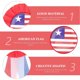 thumbnail image 4 of Tinplate Breastpin Brooch Independence Day Brooch Pin 10Pcs for Clothing Decor, 4 of 4