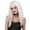Gray-1, variant on Witch Wig Long Curly Black White Gray Synthetic Hair for Women Halloween Cosplay Costume Party