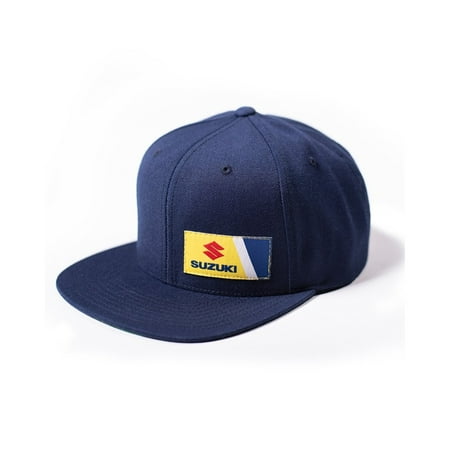 Suzuki Wedge Baseball Cap - Navy Blue Snap-Back 990A0-17192