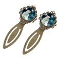 thumbnail image 2 of Starry sky polar bear Book Accessories: Vintage Copper- Set of 2, Stainless Steel Reading Accessories for Book Lovers and Readers, 2 of 5