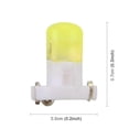 thumbnail image 3 of 10 luces LED para panel de instrumentos de cuña T3 de 2 W, 3 of 4