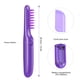 thumbnail image 2 of Peine desenredante eléctrico Fugacal Mojado seco de doble uso para cabello largo rizado púrpura, 2 of 6