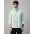 thumbnail image 3 of TryBuy Mediterranean Checked Men's Shirt, Full Sleeves Regular Fit Casual Shirts, Sizes XL, 3 of 9