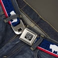 thumbnail image 2 of Buckle-Down Belt, Seatbelt Buckle Belt, Wyoming Flags Wyoming Typography, 30 to 44 Inches, 2 of 9