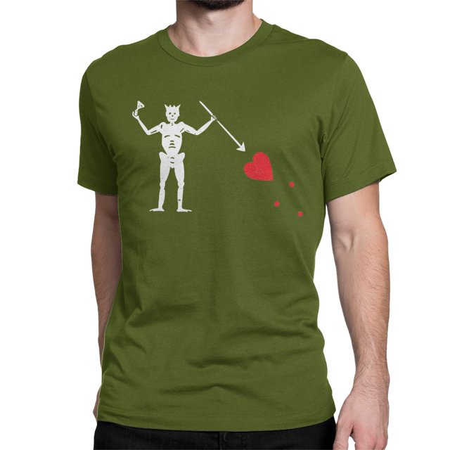 Camiseta de Edward Barbanegra, "Teach Jolly Roger", para hombre y mujer, divertida, de algodón, cuello redondo, manga corta, ideal como regalo.
