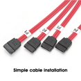 thumbnail image 3 of Cable De Conexión Mini Interno H0203 MINI SAS 36P SFF-8087 A 4SATA ​​rojo Conectado 0,5 Metros, 3 of 7