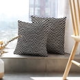 thumbnail image 6 of LALILO Throw Pillow Covers Geometric Tiling Black And White Stylish Cushion Cover 18" x 18", 2 Pack, 6 of 6