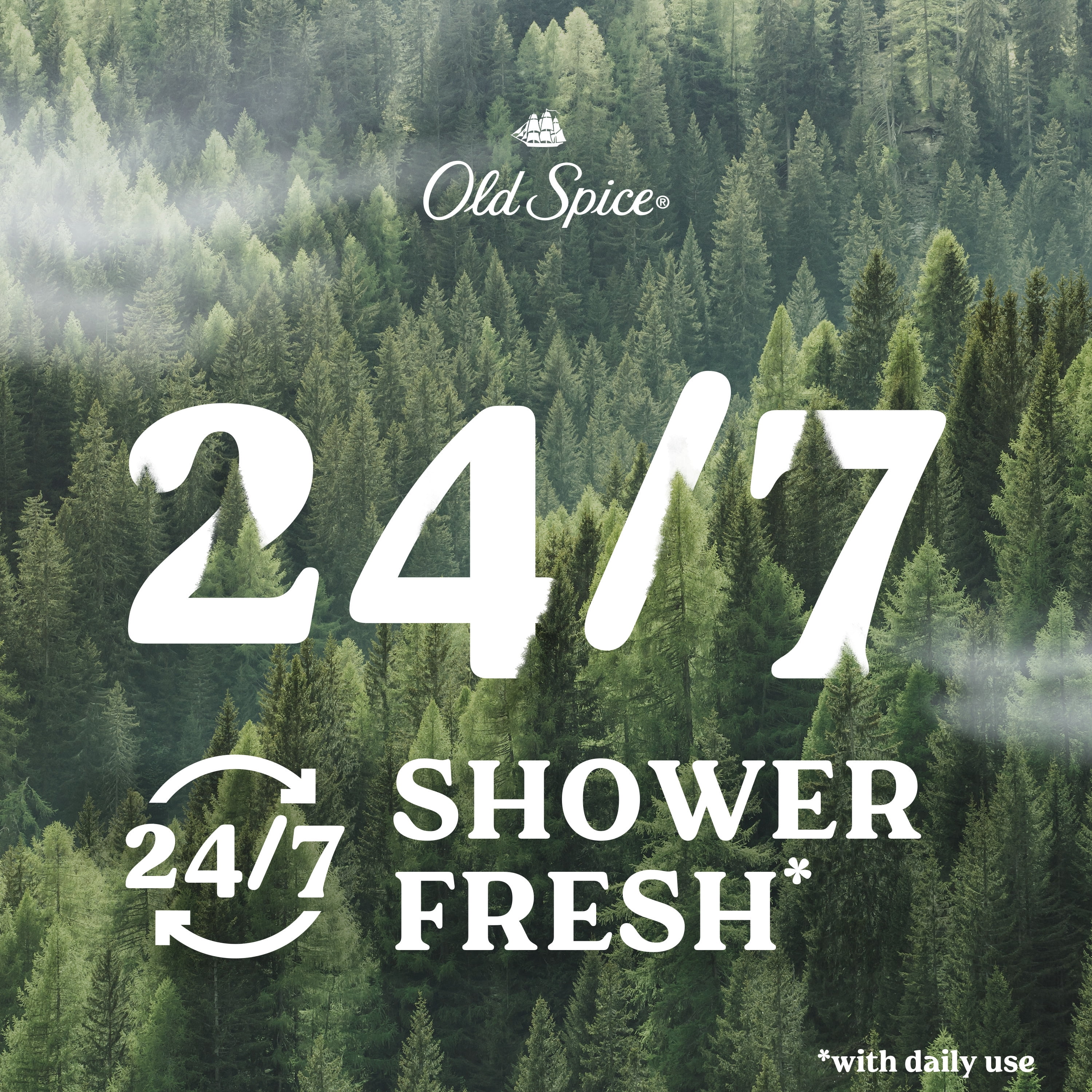 Old Spice Body Wash, Fresher Timber Scent  for Men, 18 oz