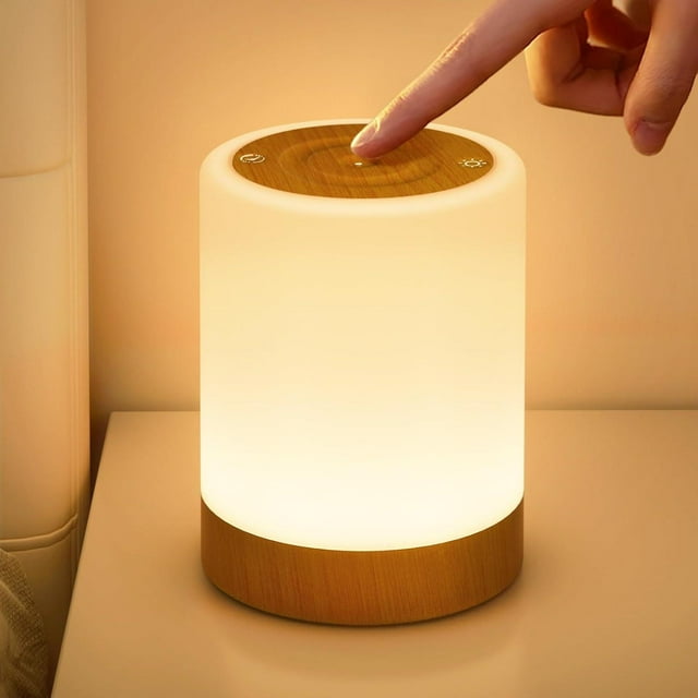 Lámpara de Noche Sepper RGB 256 Colores Recargable Regulable con Control Remoto y Táctil