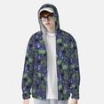 thumbnail image 6 of Rocae Magic Toads in Hats Print Breathable Sun Protection Hoodie Quick-Dry Lightweight Long Sleeve Hoodie Unisex Running Sports Shirt 3X-Large, 6 of 9