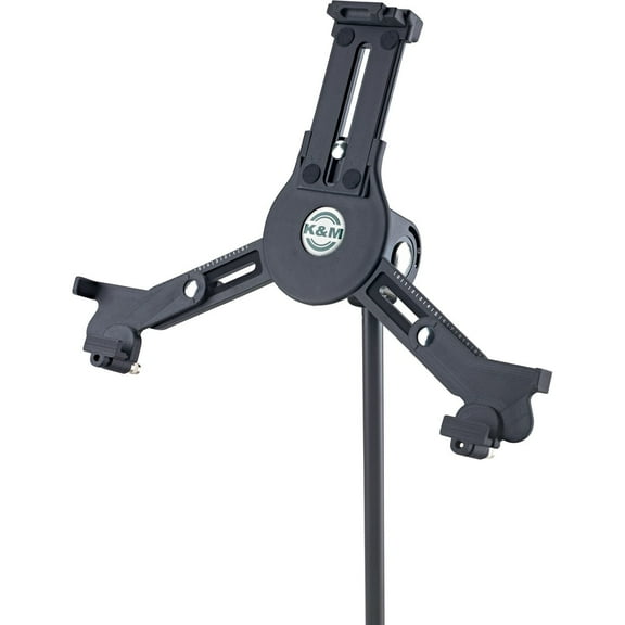 K&M 19790 5/8" Stand Holder for iPad/Tablet PC, Black