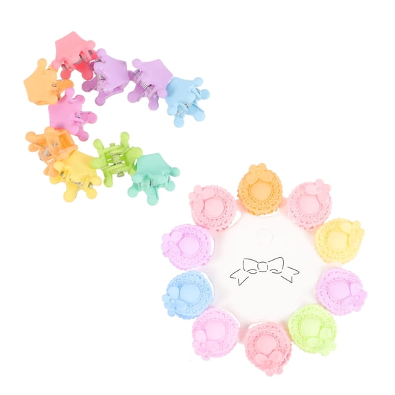Minkissy 20 Pcs Toddler Girl Claw Clip Plastic Assorted Color for Party