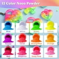 thumbnail image 7 of LET'S RESIN 12-Color Neon Fluorescent Mica Powder for Epoxy Resin, Crafts, DIY, 7 of 7