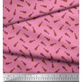 thumbnail image 3 of Soimoi Cotton Duck Fabric Guitar Musical Instrument Printed Craft Fabric by The Yard 42 Inch Wide, 3 of 3